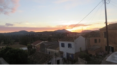 Sunset view from entrance of the house