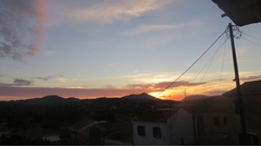 Sunset view from entrance of the house