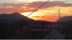 Sunset view from entrance of the house